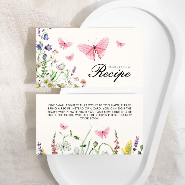 Tarjeta De Recepción Me Da La Receta De La Ducha De Mariposas (Subido por el creador)