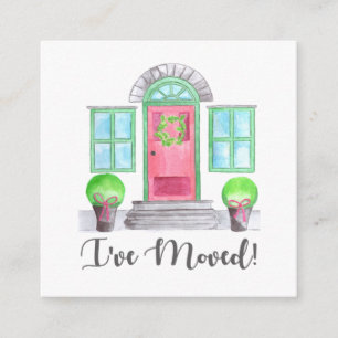 Tarjeta De Recepción ¡Me he mudado! Hogar de Navidad