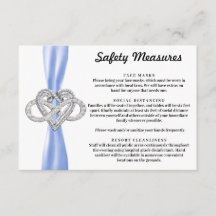 Medidas de Seguridad Blue Ribbon Infinity Heart