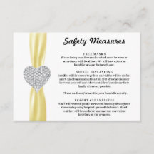 Medidas de Seguridad de Diamante Corazón Cinta Ama