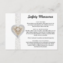 Medidas de Seguridad de Encaje Blanco Unicornio