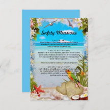 Medidas de seguridad floral en playas tropicales