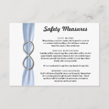 Medidas de Seguridad Infinity Silver Blue Ribbon