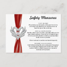 Medidas de seguridad para cisnes de plata de cinta