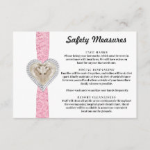 Medidas de Seguridad Unicornio Rosa Encaje