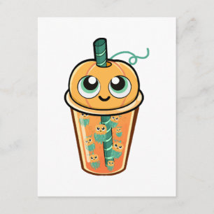 Tarjeta De Recepción Medusa de Boba de Calabaza