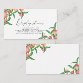 Tarjeta De Recepción Melocotones - Ducha de pantalla