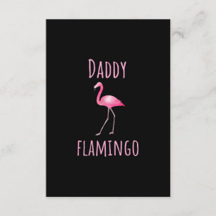 Tarjeta De Recepción Mens Flamingo Regalo Papi Flamingo Ave Rosa Verano