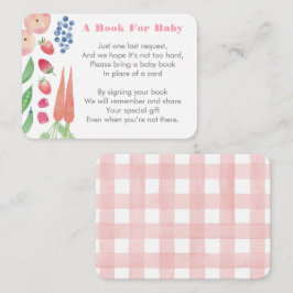 Tarjeta De Recepción Mercado De Agricultores Trae Un Baby Shower De Lib