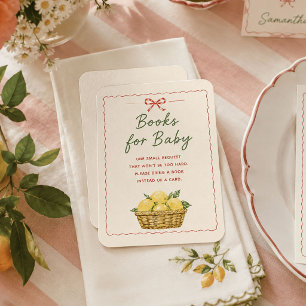 Tarjeta De Recepción Mercado Italiano Ciao Baby Libros para Bebé
