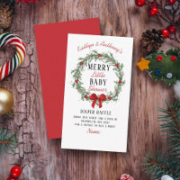 Merry Little Navidades Baby Shower Diaper Raffle