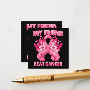 Tarjeta De Recepción Mi amigo venció el cáncer