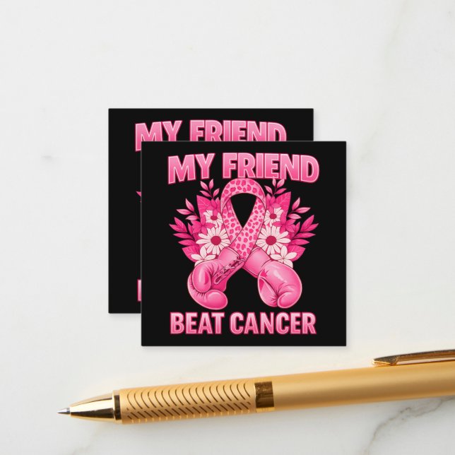 Tarjeta De Recepción Mi amigo venció el cáncer (Anverso/Reverso In Situ)