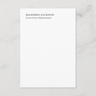 Tarjeta De Recepción Minimalista Clásico Plano Profesional