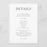 Minimalista elegante | Boda sencillo de Moda moder