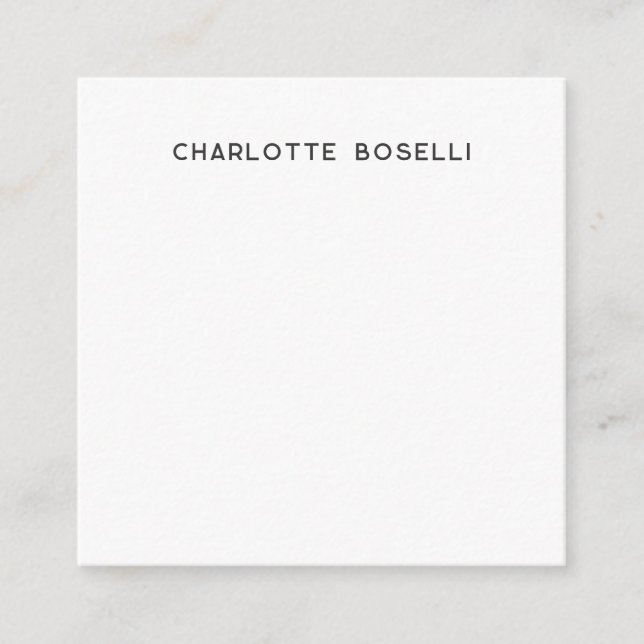 Tarjeta De Recepción Minimalista elegante profesional clásico simple (Anverso)