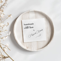 Minimalista hecho a mano con amor Gracias