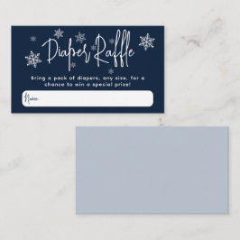 Tarjeta De Recepción Minimalista invierno moderno Baby Boy Shower