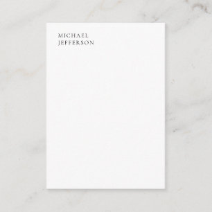Tarjeta De Recepción Minimalista moderno simple negro y blanco