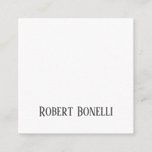 Tarjeta De Recepción Minimalista Plano Negro y Blanco Moderno Plano