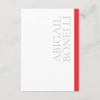 Minimalista profesional audaz moderno gris rojo bl