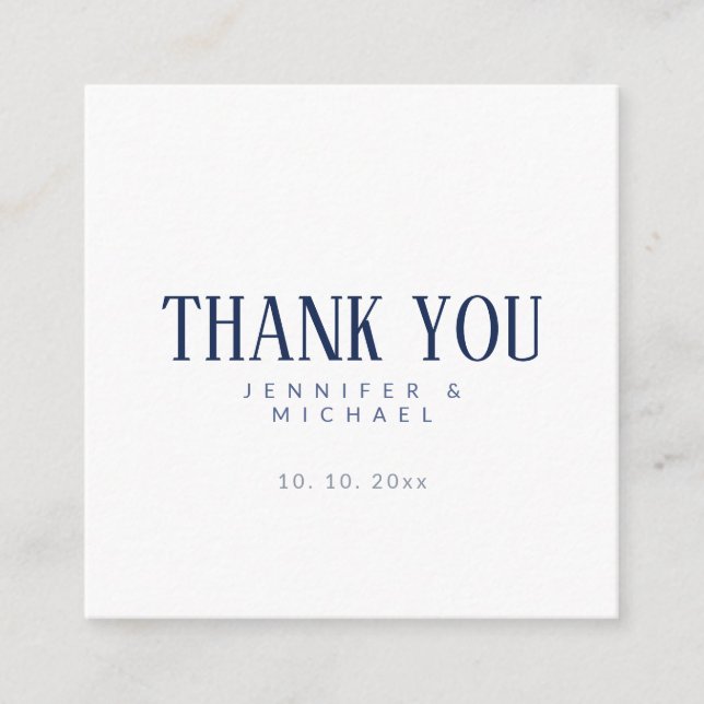 Tarjeta De Recepción Minimalista Profesional Moderno Elegante (Anverso)