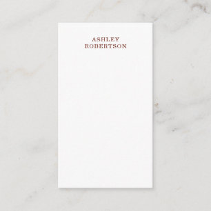 Tarjeta De Recepción Minimalista profesional moderno nombre propio llan