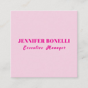 Tarjeta De Recepción Minimalista rosa tendencia personalizado nombre pe