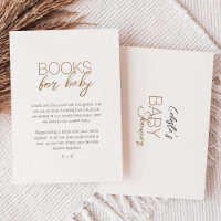Minimalista y moderno libro de Baby Shower en blan