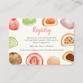 Tarjeta De Recepción Mochi-sweet and full of love!