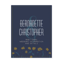 Moda boda Moderno Elegante Simple Amarillo Azul