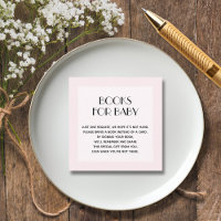 Moda Chica rosa solicitud de libro de Baby Shower