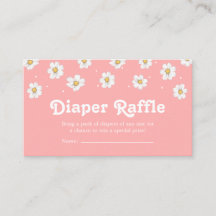 Moda Daisy Flower Rubor Pink Diaper Raffle