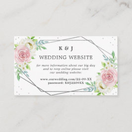 Tarjeta De Recepción Moda Relieve metalizado plateado geométrico Boda f