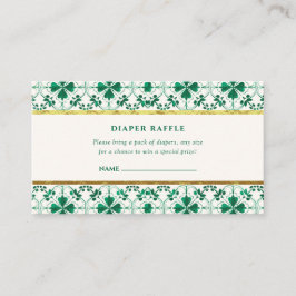 Tarjeta De Recepción Moda verde moderno San Patricio Día Baby Shower