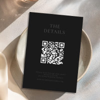 Modern Matte Black Minimal Boda