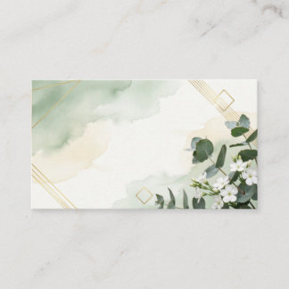 Tarjeta De Recepción Modern Sage Green Wedding Invitation | Minimalist 