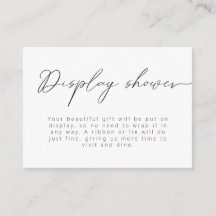 Moderna caligrafía detalles ducha