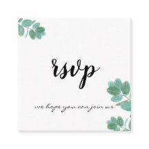 Moderna Fern Trendy Elegant Calligraphy Botanical