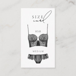 Tarjeta De Recepción Moderna Lingerie Bridal Shower Size