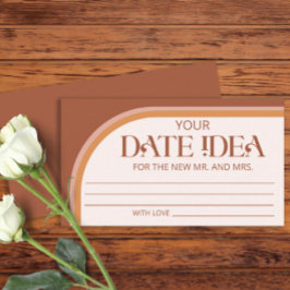 Tarjeta De Recepción Moderno Arco de Terracota Anoche ideas. Frasco de