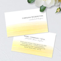 Moderno Boutique Sunny Yellow Watercolor Business