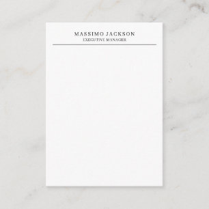 Tarjeta De Recepción Moderno Simple Negro Y Blanco Profesional