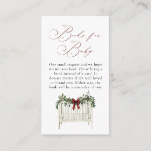 Tarjeta De Recepción Moderno y elegante Baby Shower Santa Bebé
