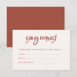 Tarjeta De Recepción Moderno y elegante boda rosa de nieve  Canción