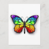 Monarca de mariposa arcoiris