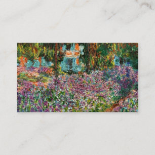 Tarjeta De Recepción Monet The Artist's Garden at Giverny