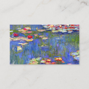 Tarjeta De Recepción Monet Water Lilies 