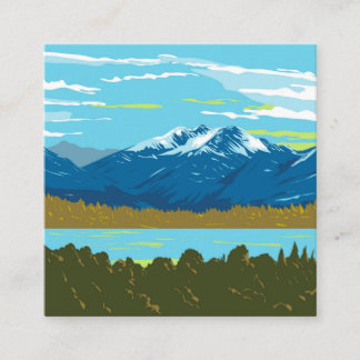 Tarjeta De Recepción Montañas Murchison en el Parque Nacional de Fiordl
