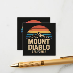 Tarjeta De Recepción Monte Diablo California